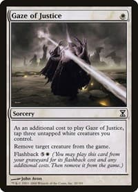 Gaze of Justice - Time Spiral - Magic: The Gathering card