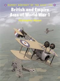 British and Empire Aces of World War 1 - Osprey Books - Books card