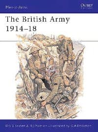 British Army 1914-18 - Osprey Books - Books card