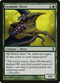 Gemhide Sliver - Time Spiral - Magic: The Gathering card