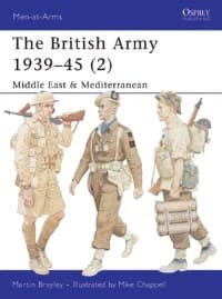 British Army 1939-45 (2): Middle East and Mediterranean - Osprey Books - Books card