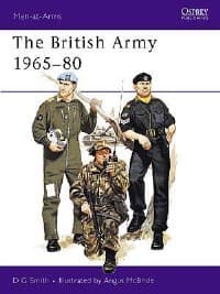 British Army 1965-80 - Osprey Books - Books card