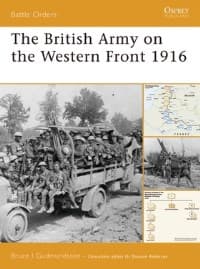 British Army on the Western Front 1916 - Osprey Books - Books card