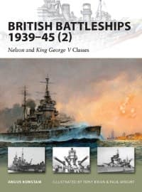 British Battleships 1939-45 (2): Nelson and King George V Classes - Osprey Books - Books card
