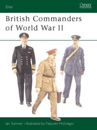 British Commanders of World War II - Osprey Books - Books card