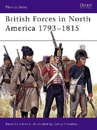 British Forces in North America 1793-1815 - Osprey Books - Books card