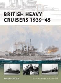 British Heavy Cruisers 1939-45 - Osprey Books - Books card