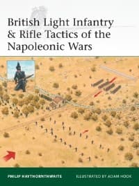 British Light Infantry & Rifle Tactics of the Napoleonic Wars - Osprey Books - Books card