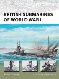 British Submarines of World War I - Osprey Books - Books card