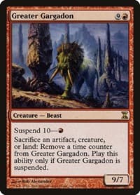 Greater Gargadon - Time Spiral - Magic: The Gathering card