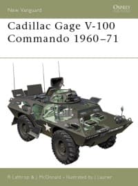 Cadillac Gage V-100 Commando 1960-71 - Osprey Books - Books card