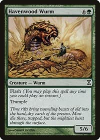 Havenwood Wurm - Time Spiral - Magic: The Gathering card