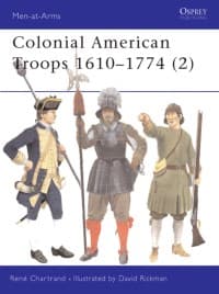 Colonial American Troops 1610-1774 (2) - Osprey Books - Books card