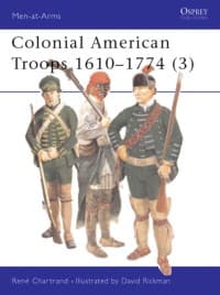 Colonial American Troops 1610-1774 (3) - Osprey Books - Books card