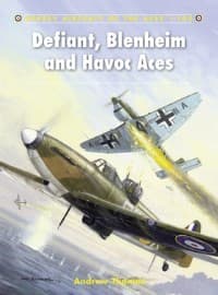 Defiant, Blenheim and Havoc Aces - Osprey Books - Books card