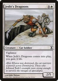 Jedit's Dragoons - Time Spiral - Magic: The Gathering card