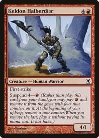 Keldon Halberdier - Time Spiral - Magic: The Gathering card