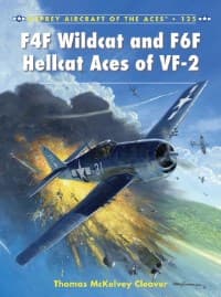 F4F Wildcat and F6F Hellcat Aces of VF-2 - Osprey Books - Books card