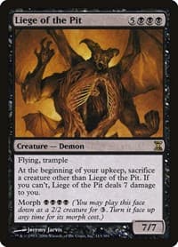 Liege of the Pit - Time Spiral - Magic: The Gathering card