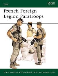 French Foreign Legion Paratroops - Osprey Books - Books card