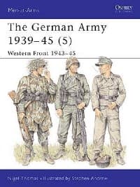 German Army 1939-45 (5): Western Front 1943-45 - Osprey Books - Books card