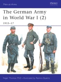 German Army in World War I (2): 1915-17 - Osprey Books - Books card