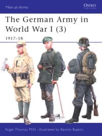 German Army in World War I (3): 1917-18 - Osprey Books - Books card