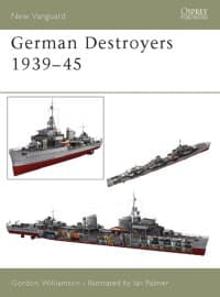 German Destroyers 1939-45 - Osprey Books - Books card