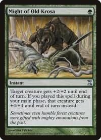 Might of Old Krosa - Time Spiral - Magic: The Gathering card