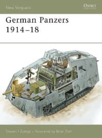 German Panzers 1914-18 - Osprey Books - Books card