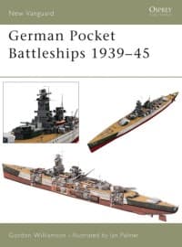 German Pocket Battleships 1939-45 - Osprey Books - Books card