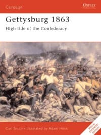 Gettysburg 1863: High Tide of the Confederacy - Osprey Books - Books card