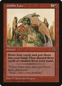 Goblin Lore - Portal Second Age - Magic: The Gathering card