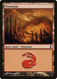 Mountain (297) - Time Spiral - Magic: The Gathering card