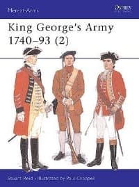 King George's Army 1740-93 (2) - Osprey Books - Books card
