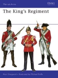 King's Regiment - Osprey Books - Books card