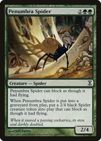 Penumbra Spider - Time Spiral - Magic: The Gathering card