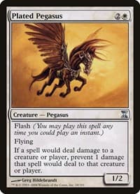 Plated Pegasus - Time Spiral - Magic: The Gathering card