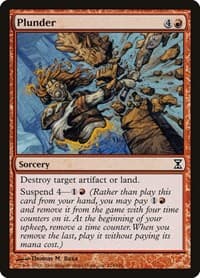 Plunder - Time Spiral - Magic: The Gathering card