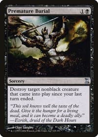 Premature Burial - Time Spiral - Magic: The Gathering card