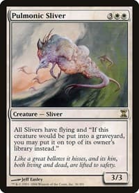 Pulmonic Sliver - Time Spiral - Magic: The Gathering card