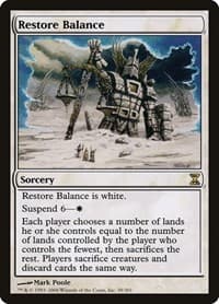 Restore Balance - Time Spiral - Magic: The Gathering card