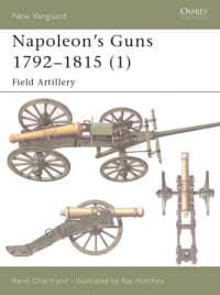 Napoleon's Guns 1792-1815 (1): Field Artillery - Osprey Books - Books card