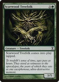 Scarwood Treefolk - Time Spiral - Magic: The Gathering card