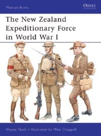 New Zealand Expeditionary Force in World War I - Osprey Books - Books card