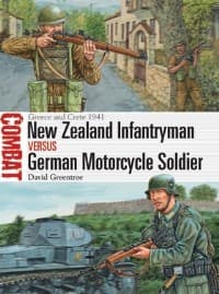 New Zealand Infantryman vs German Motorcycle Soldier: Greece and Crete 1941 - Osprey Books - Books card