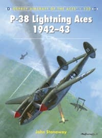 P-38 Lightning Aces 1942-43 - Osprey Books - Books card