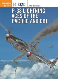 P-38 Lightning Aces of the Pacific and CBI - Osprey Books - Books card