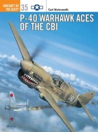 P-40 Warhawk Aces of the CBI - Osprey Books - Books card