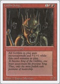 Goblin King - Revised Edition - Magic: The Gathering card